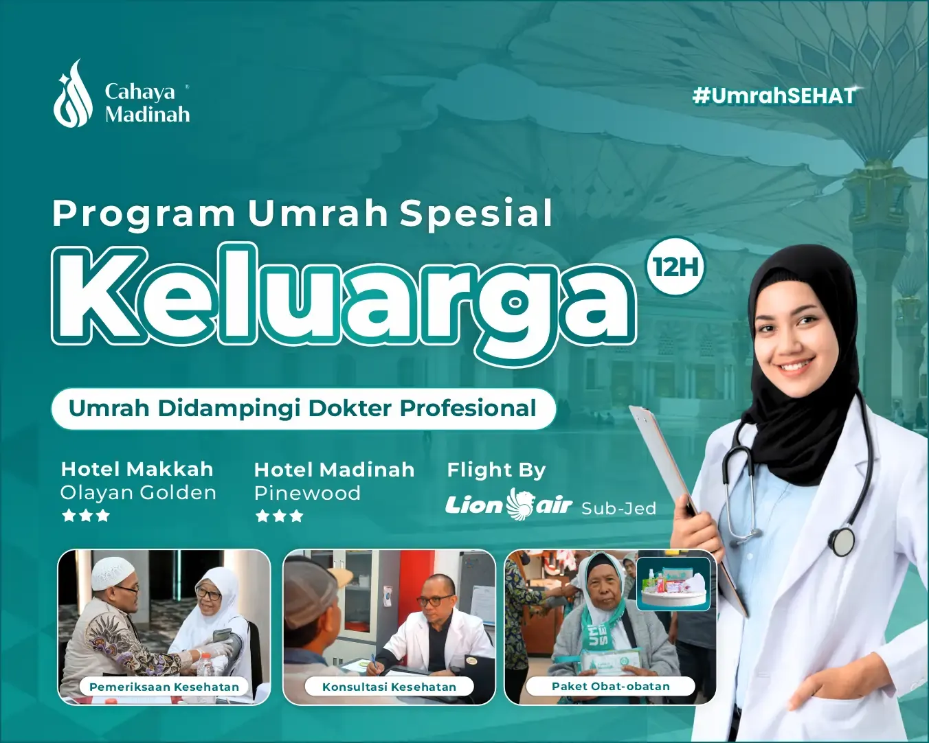 Paket Umrah Keluarga Cahaya Madinah